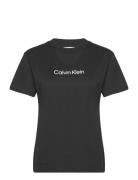 Hero Logo Regular T-Shirt Tops T-shirts & Tops Short-sleeved Black Calvin Klein