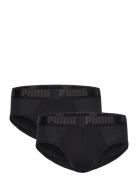 Puma Men Everyday Briefs 2P Underbukser Y-front Briefs Black PUMA