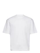 Slhlooseoscar Ss O-Neck Tee Noos Tops T-Kortærmet Skjorte White Selected Homme