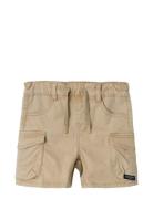 Nmmben Bag Cargo Twi Shorts 1771-Hi Noos Bottoms Shorts Beige Name It