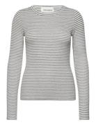 T-Shirt Long Sleeve Tops T-shirts & Tops Long-sleeved Grey Sofie Schnoor