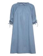 Msfelicia Short Dress Kort Kjole Blue Minus