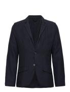 Cotton Linen Blazer Suits & Blazers Blazers Single Breasted Blazers Navy Lindbergh