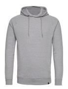 Basic Sweat Hoodie Tops Sweatshirts & Hoodies Hoodies Grey Denim Project
