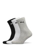 Puma Junior Crew Sock 3P Sokker Strømper Grey PUMA