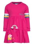Long-Sleeved Dress Dresses & Skirts Dresses Casual Dresses Long-sleeved Casual Dresses Pink Gurli Gris