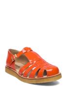 Sandals - Flat - Closed Toe - Op Flade Sandaler Coral ANGULUS