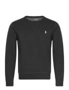 Double-Knit Sweatshirt Tops Sweatshirts & Hoodies Sweatshirts Black Polo Ralph Lauren