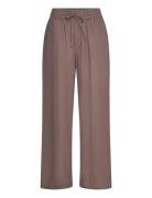 Grasielle-M Bottoms Trousers Wide Leg Brown MbyM