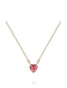 Valentina Necklace Gold Accessories Jewellery Necklaces Dainty Necklaces Red Caroline Svedbom