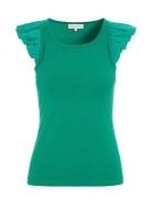 Zelmadea Tops T-shirts & Tops Short-sleeved Green Dea Kudibal