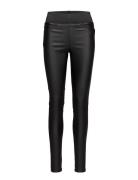 Fqshantal-Pa-Cooper Bottoms Trousers Leather Leggings-Bukser Black FREE/QUENT