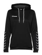 Hmlauthentic Poly Hoodie Woman Sport Sweatshirts & Hoodies Hoodies Black Hummel