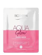 Aqua Glow Flash Mask Beauty Women Skin Care Face Masks Sheetmask Nude Biotherm