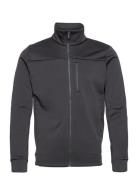Crew Fleece Jacket Sport Sweatshirts & Hoodies Fleeces & Midlayers Grey Helly Hansen