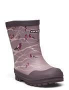 Jolly Print Warm Shoes Rubberboots High Rubberboots Purple Viking