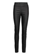 Fqshannon-Pa-Cooper Bottoms Trousers Leather Leggings-Bukser Black FREE/QUENT