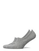 Puma Unisex Footie 2P High Cut Sport Socks Footies-ankle Socks Grey PUMA