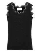 Sun Strap Tee Tops T-shirts Sleeveless Black Grunt