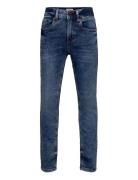 Trousers Denim Jersey Staffan Bottoms Jeans Skinny Jeans Blue Lindex