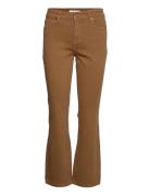 Johanna Kick Flare Vintage Colour Bottoms Trousers Flared Brown IVY Copenhagen