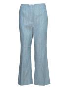 Jerry - Summer Pinstripe Bottoms Trousers Flared Blue Day Birger Et Mikkelsen