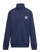 Adicolor Half-Zip Sweatshirt Sport Sweatshirts & Hoodies Sweatshirts Blue Adidas Originals