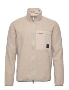 Maisaac Zipper Tops Sweatshirts & Hoodies Fleeces & Midlayers Beige Matinique