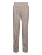 Emia Pants Bottoms Trousers Slim Fit Trousers Multi/patterned Notes Du Nord