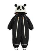 Alaska Panda Baby Overall Outerwear Coveralls Snow-ski Coveralls & Sets Black Mini Rodini