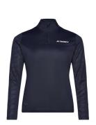 Terrex Multi Half-Zip Long-Sleeve Top  Sport Sweatshirts & Hoodies Fleeces & Midlayers Navy Adidas Terrex