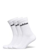 C Lin Crew 3P Sport Socks Regular Socks White Adidas Performance