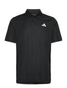 Club Tennis Polo Shirt Sport Polos Short-sleeved Black Adidas Performance