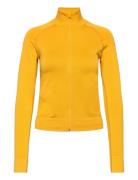 Slim Seamless High-Nk Midlayer Sport Sweatshirts & Hoodies Fleeces & Midlayers Yellow Tommy Sport