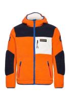 Yupik Full-Zip Fleece Hoodie Tops Sweatshirts & Hoodies Fleeces & Midlayers Orange Napapijri