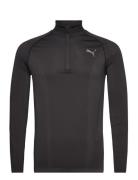 Train Formknit Seamless 1/2 Zip Sport Sweatshirts & Hoodies Fleeces & Midlayers Black PUMA