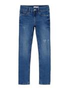 Nkfsalli Slim Jeans 1114-Mt Noos Bottoms Jeans Skinny Jeans Blue Name It