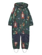Nmmalfa08 Suit Wood Life Fo Outerwear Coveralls Snow-ski Coveralls & Sets Green Name It