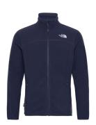 M 100 Glacier Full Zip - Eu Sport Sweatshirts & Hoodies Fleeces & Midlayers Navy The North Face