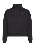 Leighton Mock Neck Fleece Sport Sweatshirts & Hoodies Sweatshirts Black VANS