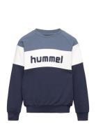 Hmlclaes Sweatshirt Sport Sweatshirts & Hoodies Sweatshirts Blue Hummel