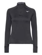 Warmalite Hz W Sport Sweatshirts & Hoodies Fleeces & Midlayers Black Mizuno