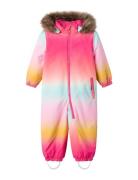 Nmfsnow10 Suit Colour Flow Fo Outerwear Coveralls Snow-ski Coveralls & Sets Multi/patterned Name It