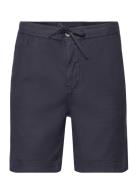 Fenix Linen Shorts Bottoms Shorts Casual Navy Morris