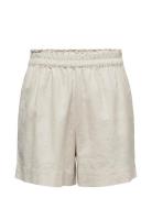 Onltokyo Life Hw Lin Bl Shorts Pnt Noos Bottoms Shorts Casual Shorts Beige ONLY