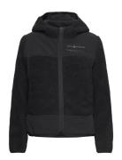 W Gale Pile Zip Hood Sport Sweatshirts & Hoodies Fleeces & Midlayers Black Sail Racing