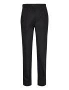 Stretch Gabardine Slim Cropped Bottoms Trousers Slim Fit Trousers Black Calvin Klein