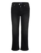 D1. Gant Wide Jeans Bottoms Jeans Regular Jeans Black GANT