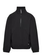 Teen Halfzip Y Sport Sweatshirts & Hoodies Sweatshirts Black Jack Wolfskin