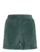 Andy Organic Cotton Velour Shorts Bottoms Shorts Casual Shorts Green Lexington Clothing